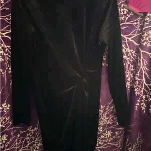 H&M Black Long Sleeve Bodycon Dress for Cocktail